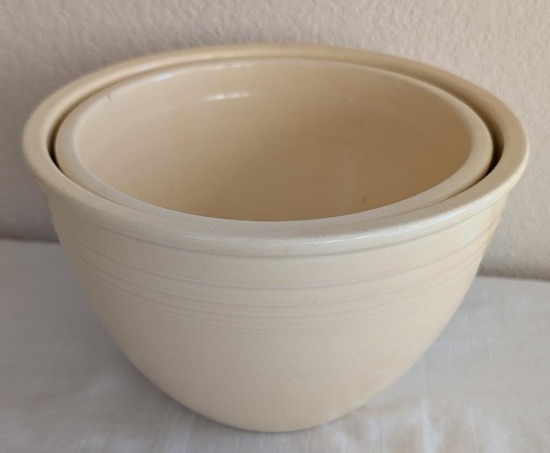 Fiesta Ivory Mixing Bowls