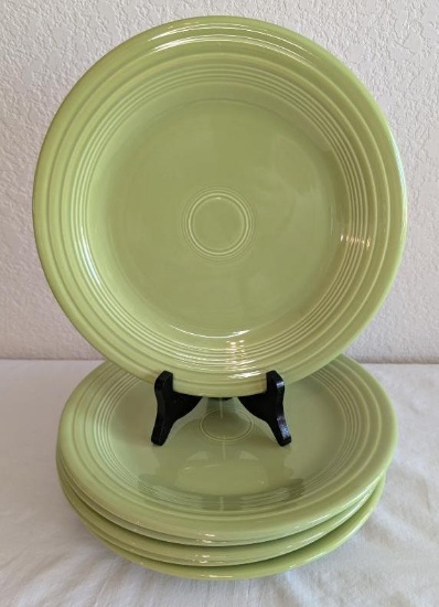 Vintage Chartreuse Fiesta Plates