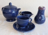 Fiesta Original Blue Medium Teapot, Syrup Dispenser, and More!