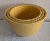 Fiesta Early Yellow 3 Piece Nesting Mixing Bowl Set