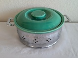 Fiesta Kitchen Kraft Original Green Covered Dish