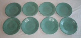 Fiesta Post 86 Original Green Luncheon Plates