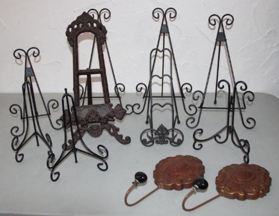 Fancy Metal Display Stands and Hooks