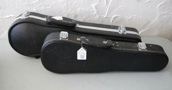 Two Hard Shell Violin Cases Tagged 1/8