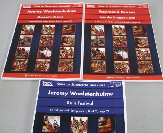 Three Sets String Basics Grades 1 and 2 Sheet Music by Kjos Music Co.