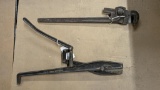 Viking Shears and Pipe Wrench