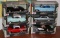 Six Motor Max Collectible Die Cast American Classic Cars, New in Boxes