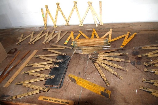 Nine Folding Rulers and More Measuring Tools