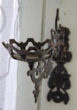 Cast Iron Oil Lamp Wall Mount