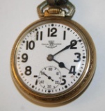 10K GF Ball Official RR Standard Pocket Watch