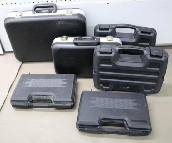 Six Mixed Handgun Cases