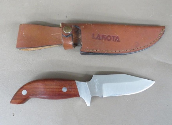 H. Suzuki Lakota Hawk Custom Sheath Knife