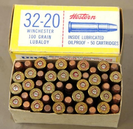49 Pieces Western 32-20 Win Ammunition
