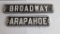 Double Sided Enamel Street Signs