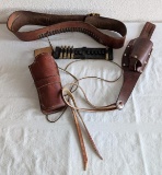 Leather Gun and Ammo Holsters