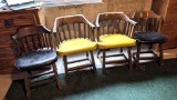 Vintage Barrel Back Chairs