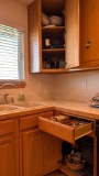 Contents of North Kitchen Cabinets