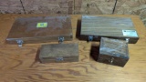Wood Case Machinist Sets