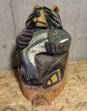 Carved Wood Folk Art