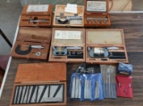 Wood Case Machinist Tools
