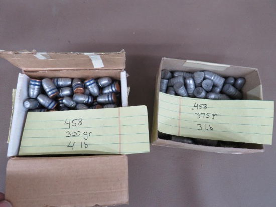 .458 Cal Cast Bullets for Reloading