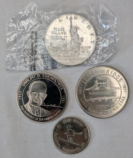 Silver Plated Commemorative Coins