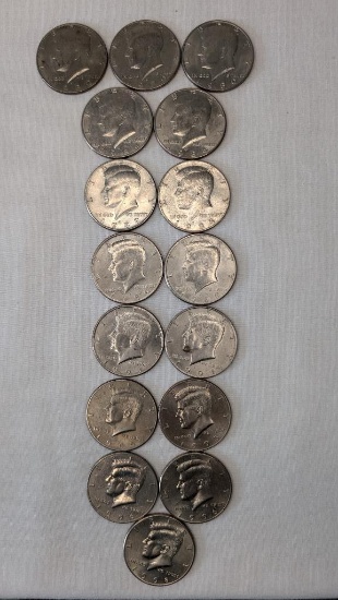 1980s and 1990s Kennedy Half Dollar Coins