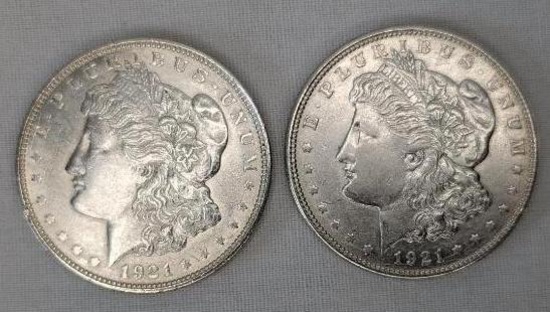 1921-D Morgan Dollar Coins
