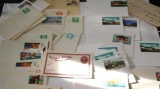 Mixed New and Canceled US Postcards
