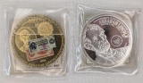 American Mint Abraham Lincoln Hologram and $500 Lincoln Coin
