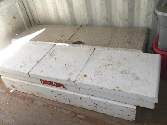 Two Metal Truck Tool Boxes