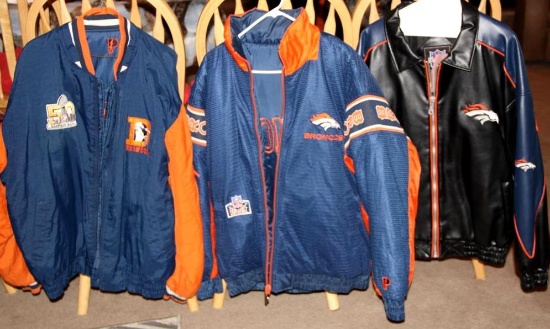 Three Broncos Jackets