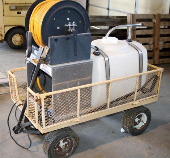 Titan Sprayer System on Steel Cart