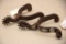 Pair of Very Old Gal Leg Spurs with Silver Ornamentation