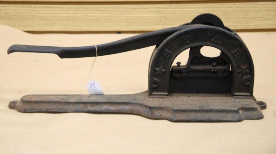 Antique Cast Iron Star Tobacco, Tobacco Cutter