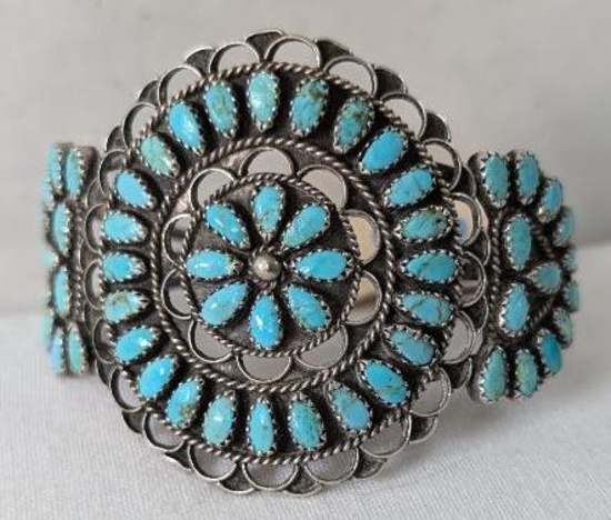Vintage Petit Point Zuni Bracelet
