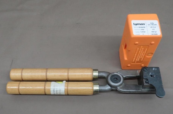 Lyman 45 Cal Bullet Mold with Handles