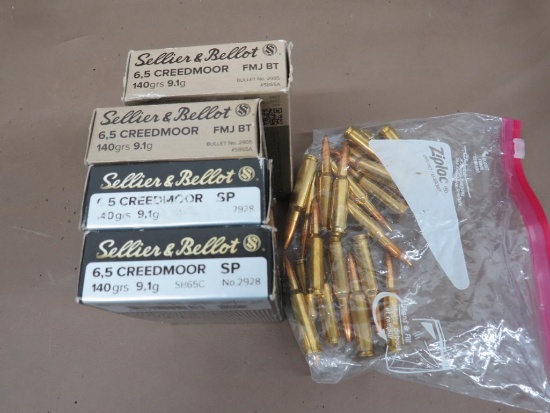 6.5 Creedmoor Ammunition and Brass