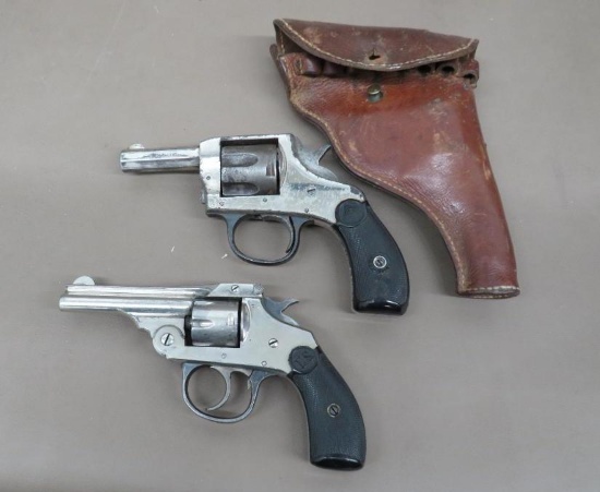 Two Antique Top Break Revolvers