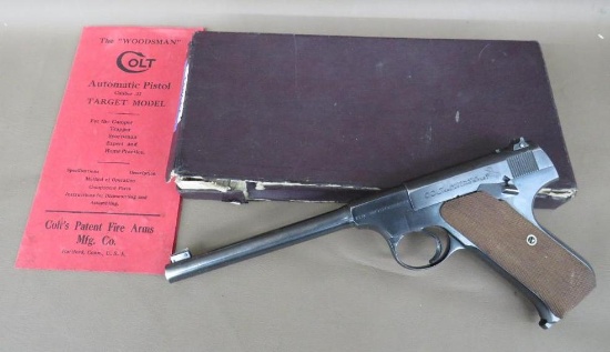 Colt Woodsman 1st Model Pre War-22LR, Pistol, SN 77540