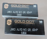 Speer Gold Dot 380 ACP Ammuniiton