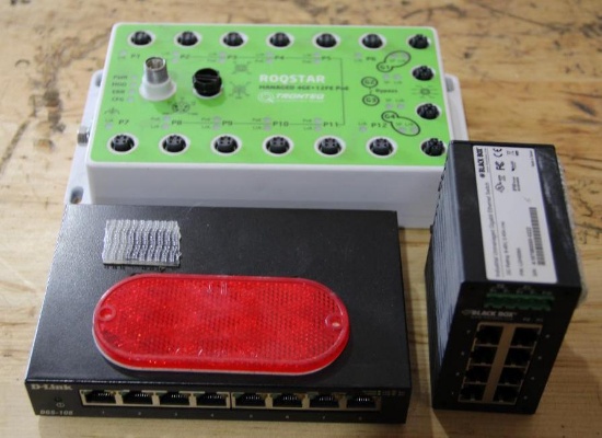 Three Mixed Ethernet Switches