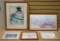 Five Pieces Framed Southwestern Art