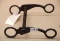 Antique Iron Bit with Mixed Markings Tagged North and Judd