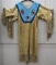 Incredible Native American-Made Beaded Deer Hide Fringed Dress
