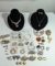 Buckles, Brooches, and Marked Costume Jewelry