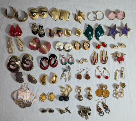 Gold Tone Earring Assortment
