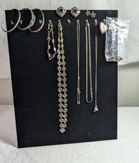 Marked Sterling Jewelry Assortment