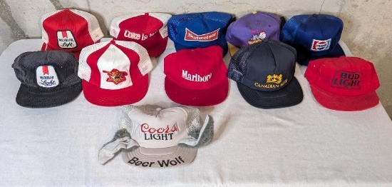 Vintage Booze and Beverage Snapback Hats