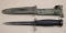 US M7 Conetta Vietnam Era Bayonet with Scabbard